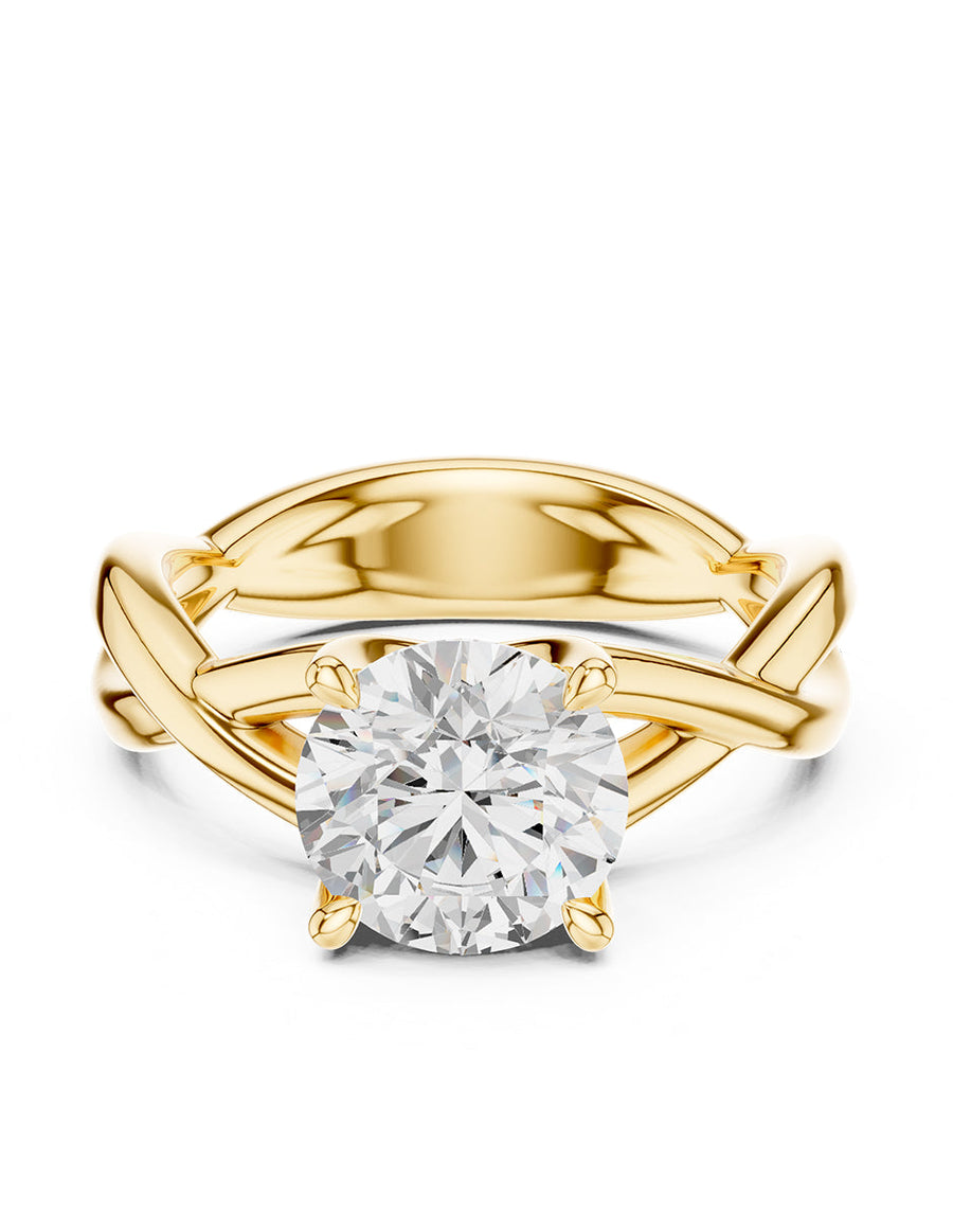 Anillo de Compromiso - solitario - AMORE37-RD-CZ