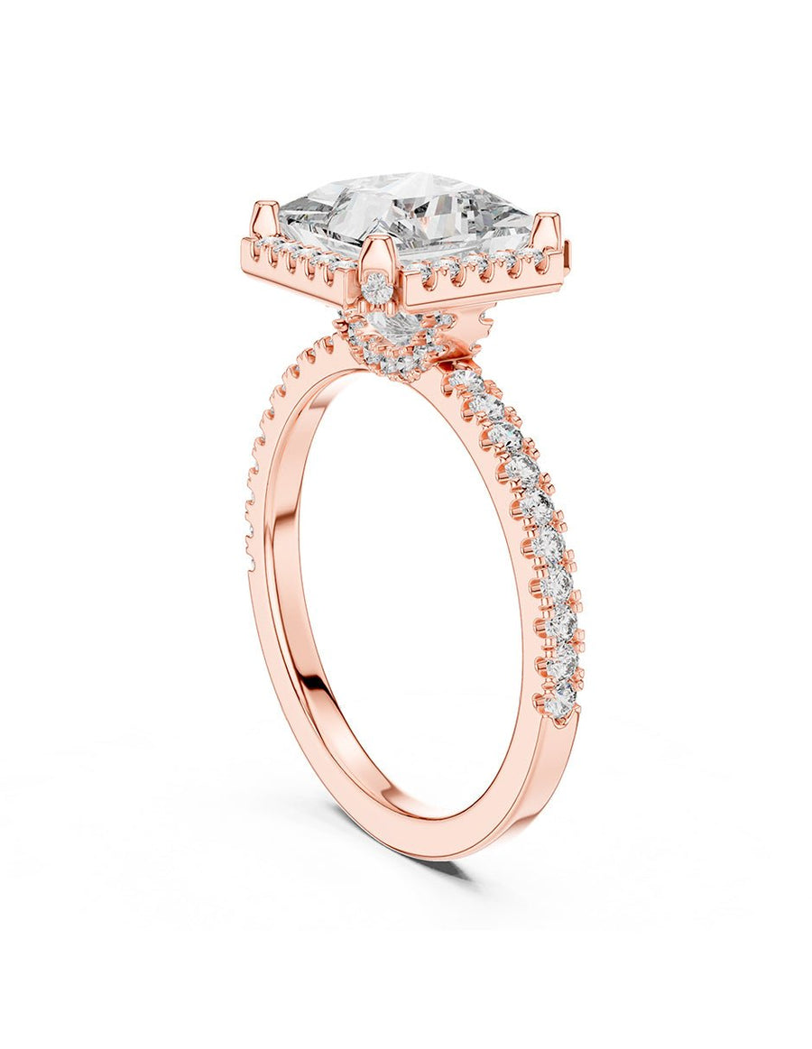 Anillo de compromiso - halo - AMORE370-PR-LG