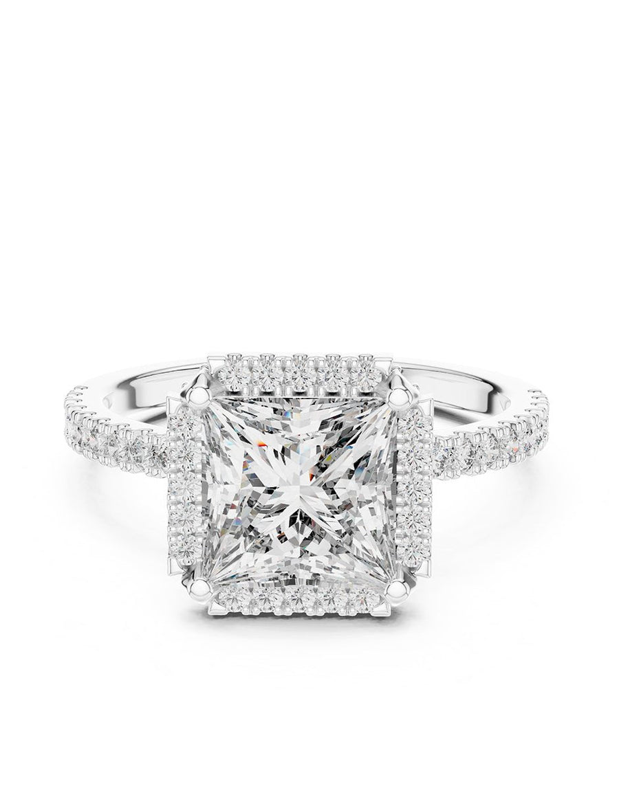 Anillo de compromiso - halo - AMORE370-PR-LG