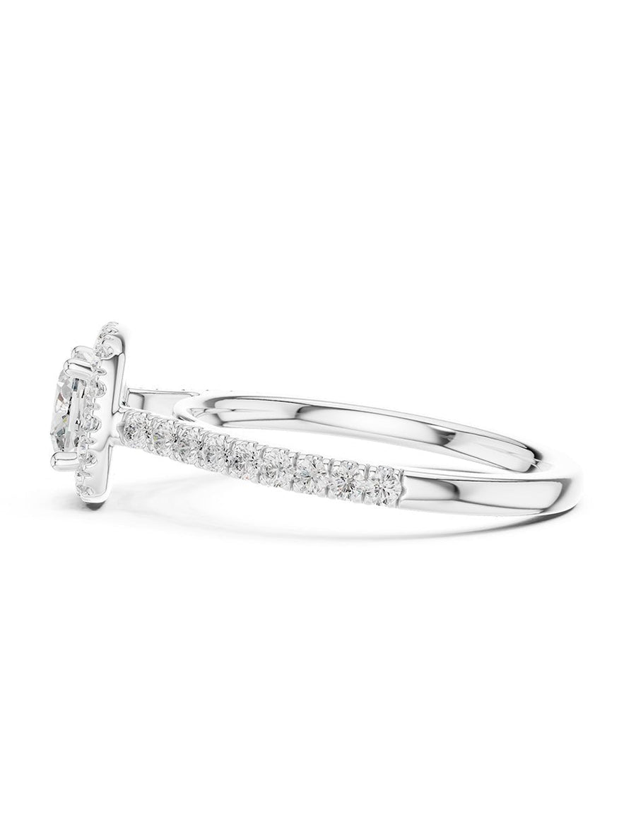 Anillo de compromiso - halo - AMORE372-CU-LG