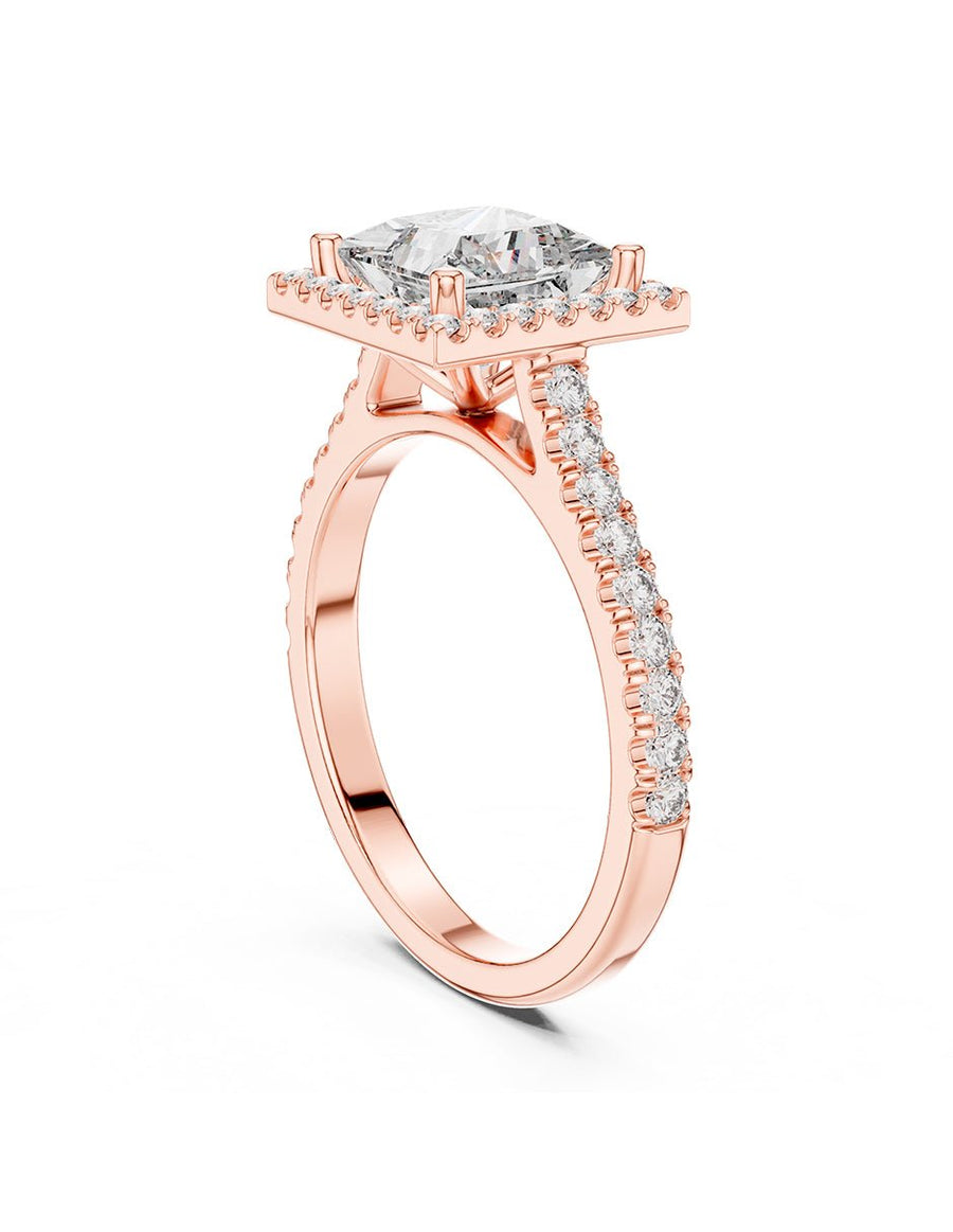 Anillo de compromiso - halo - AMORE374-PR-LG