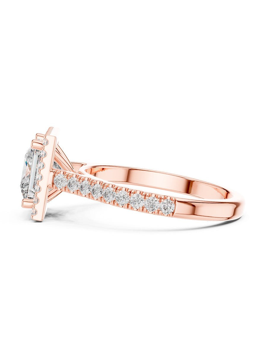 Anillo de compromiso - halo - AMORE374-PR-LG