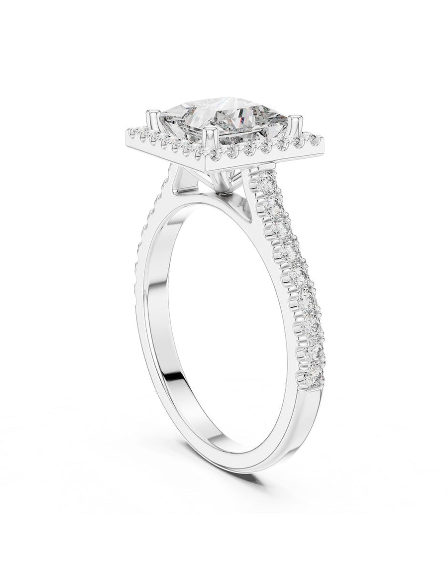 Anillo de compromiso - halo - AMORE374-PR-LG