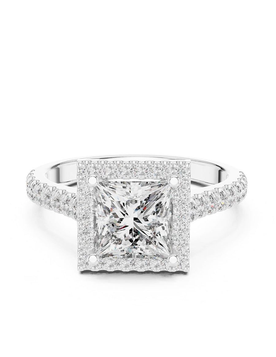 Anillo de compromiso - halo - AMORE374-PR-LG