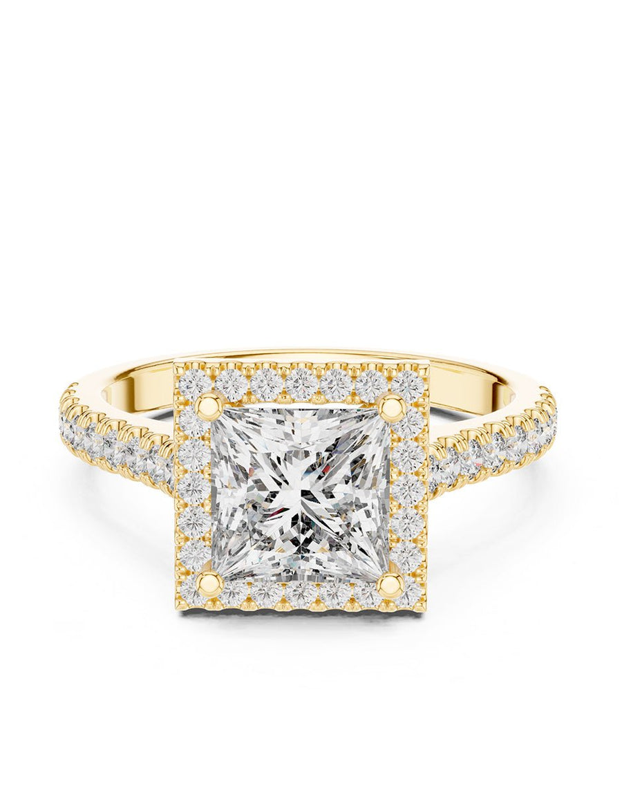 Anillo de compromiso - halo - AMORE374-PR-LG