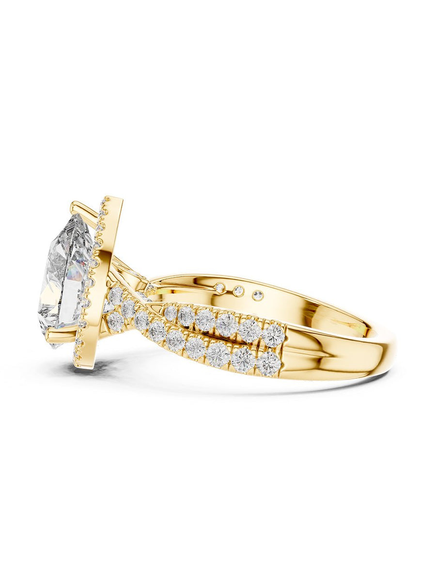 Anillo de compromiso - halo - AMORE376-PE-LG