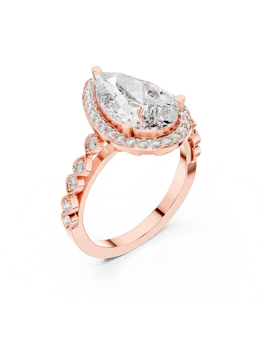 Anillo de compromiso - halo - AMORE377-PE-LG
