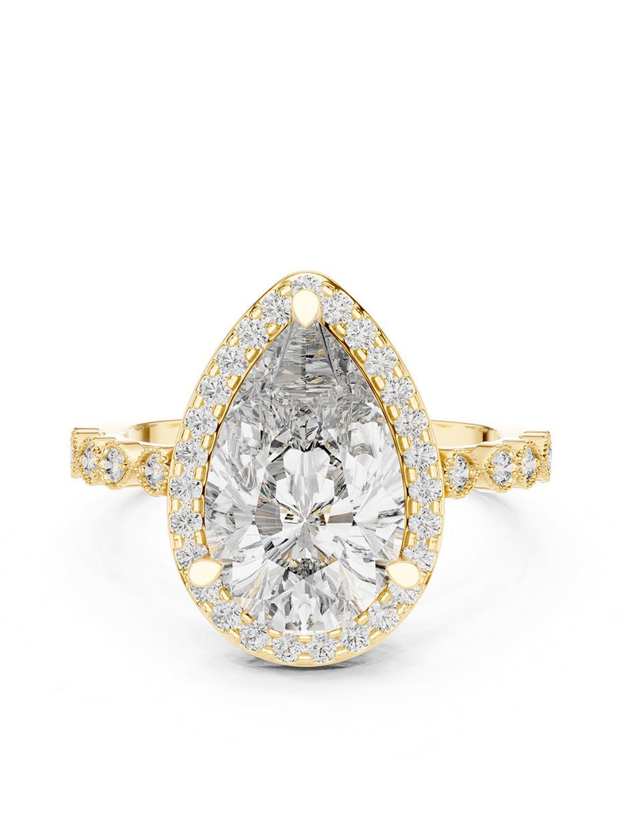 Anillo de compromiso - halo - AMORE377-PE-LG
