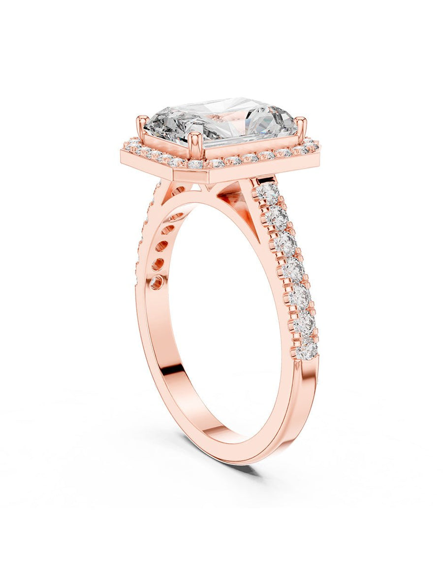 Anillo de compromiso - halo - AMORE378-RA-LG