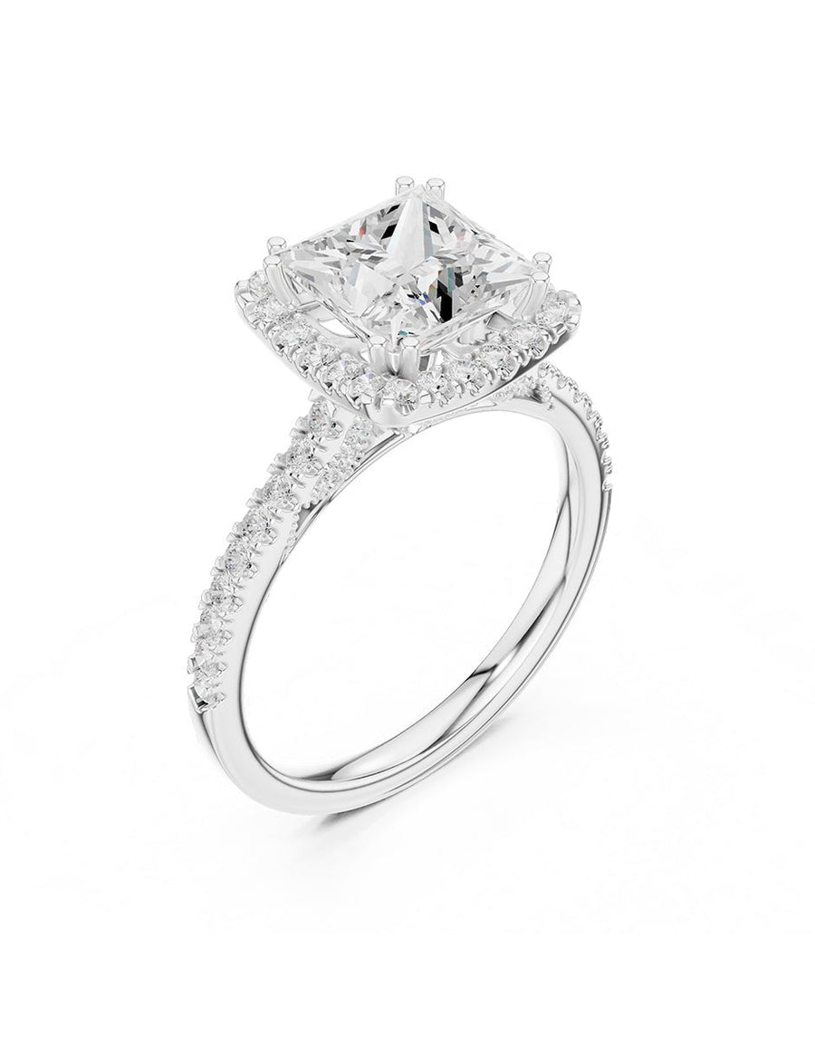 Anillo de compromiso - halo - AMORE381-PR-LG