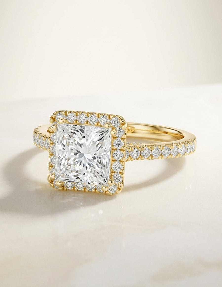 Anillo de compromiso - halo - AMORE381-PR-LG