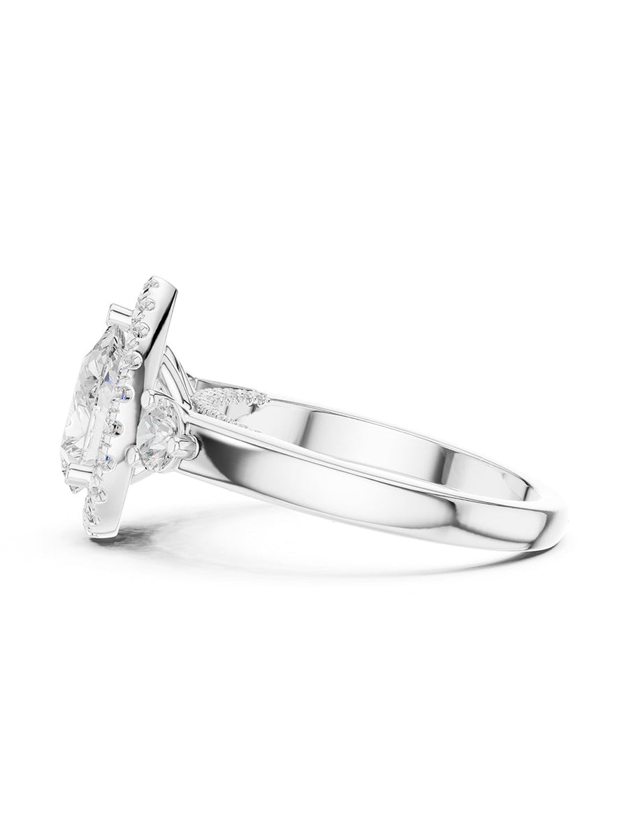 Anillo de compromiso - halo - AMORE382-PE-LG