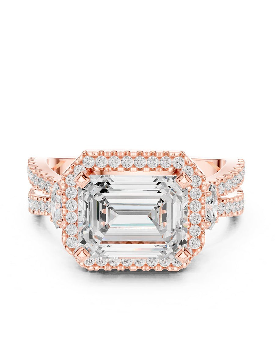 Anillo de compromiso - halo - AMORE396-EM-LG
