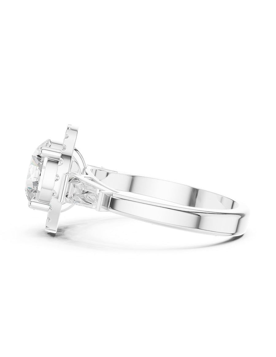 Anillo de compromiso - halo - AMORE398-RD-LG