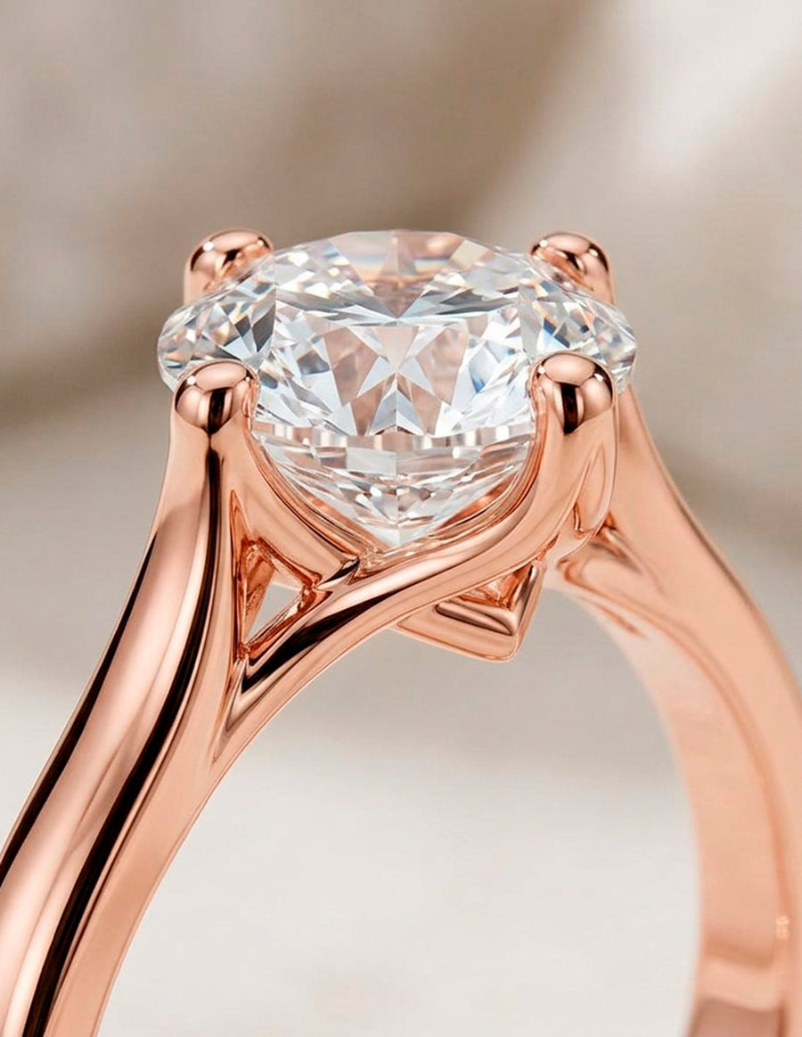 Anillo de Compromiso - solitario - AMORE4-RD-CZ