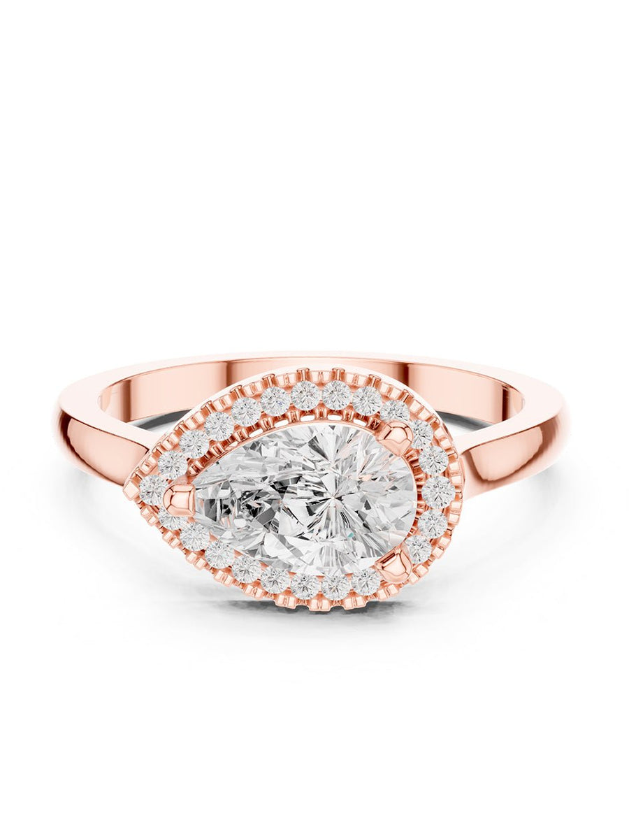 Anillo de compromiso - halo - AMORE401-PE-LG
