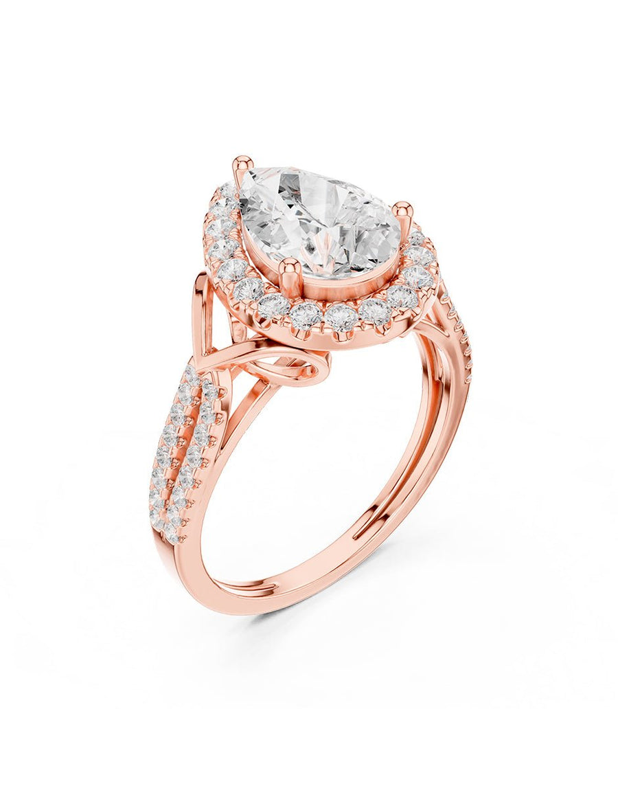 Anillo de compromiso - halo - AMORE411-PE-LG