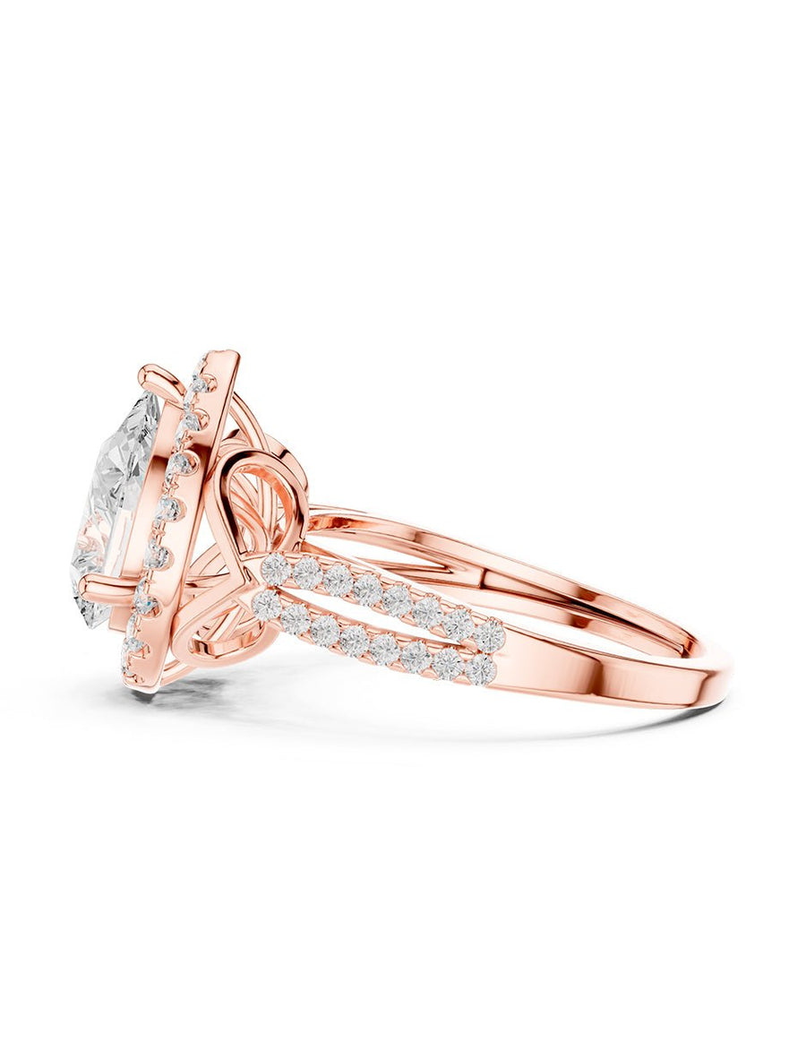 Anillo de compromiso - halo - AMORE411-PE-LG