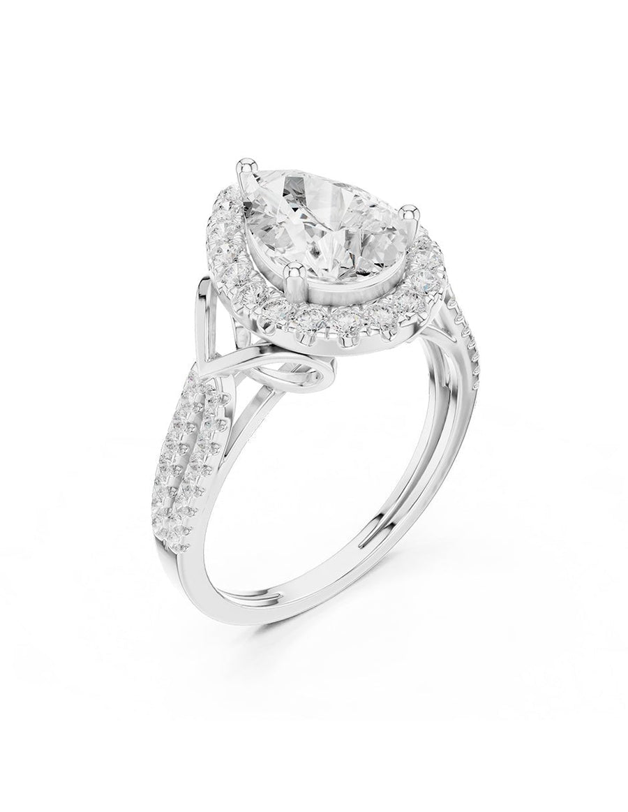 Anillo de compromiso - halo - AMORE411-PE-LG