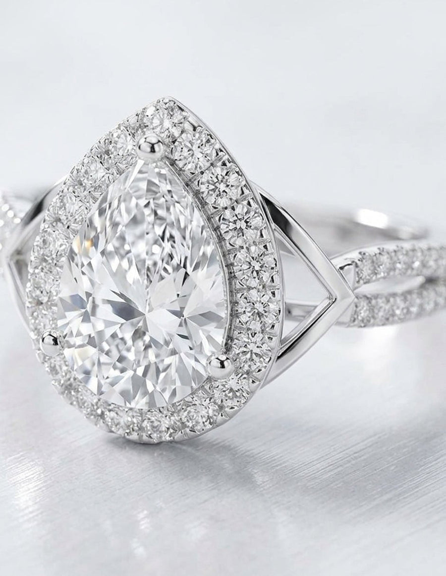 Anillo de compromiso - halo - AMORE411-PE-LG