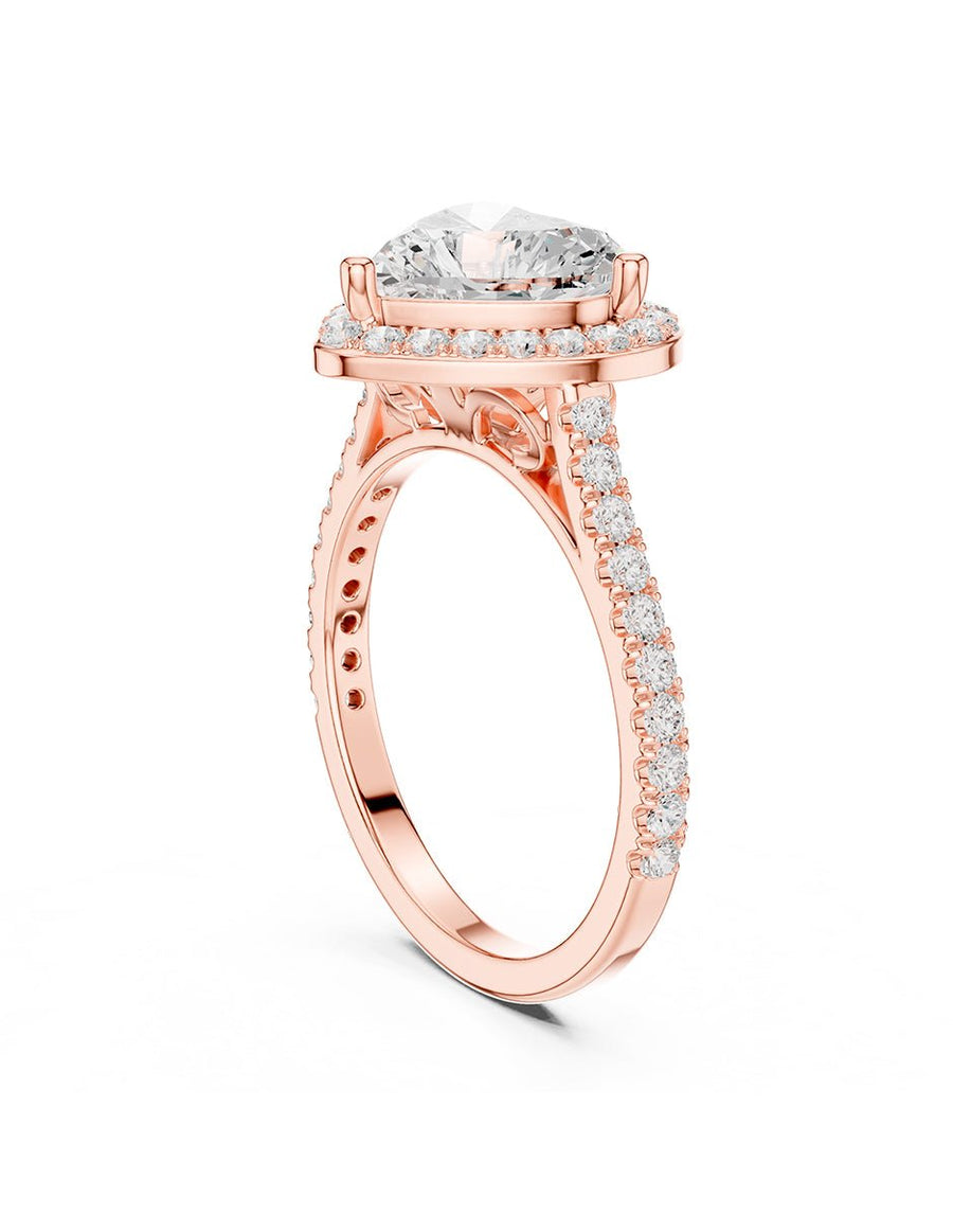 Anillo de compromiso - halo - AMORE419-HE-LG