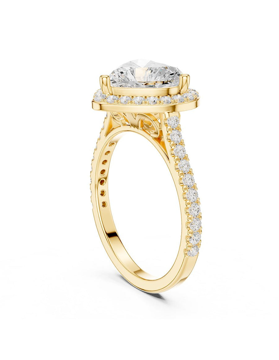 Anillo de compromiso - halo - AMORE419-HE-LG
