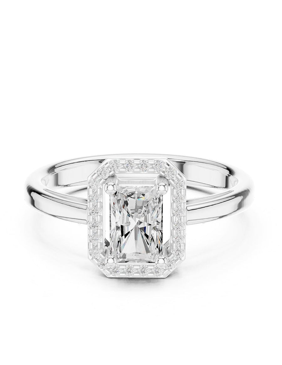 Anillo de compromiso - halo - AMORE422-RA-LG