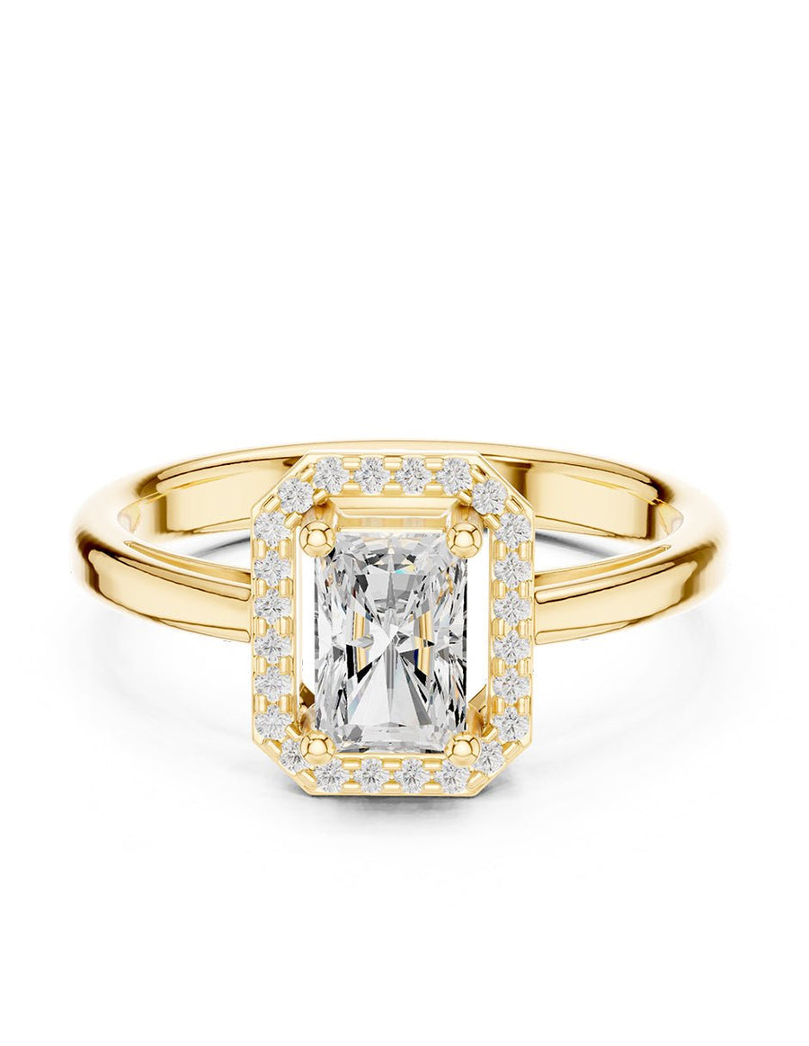 Anillo de compromiso - halo - AMORE422-RA-LG