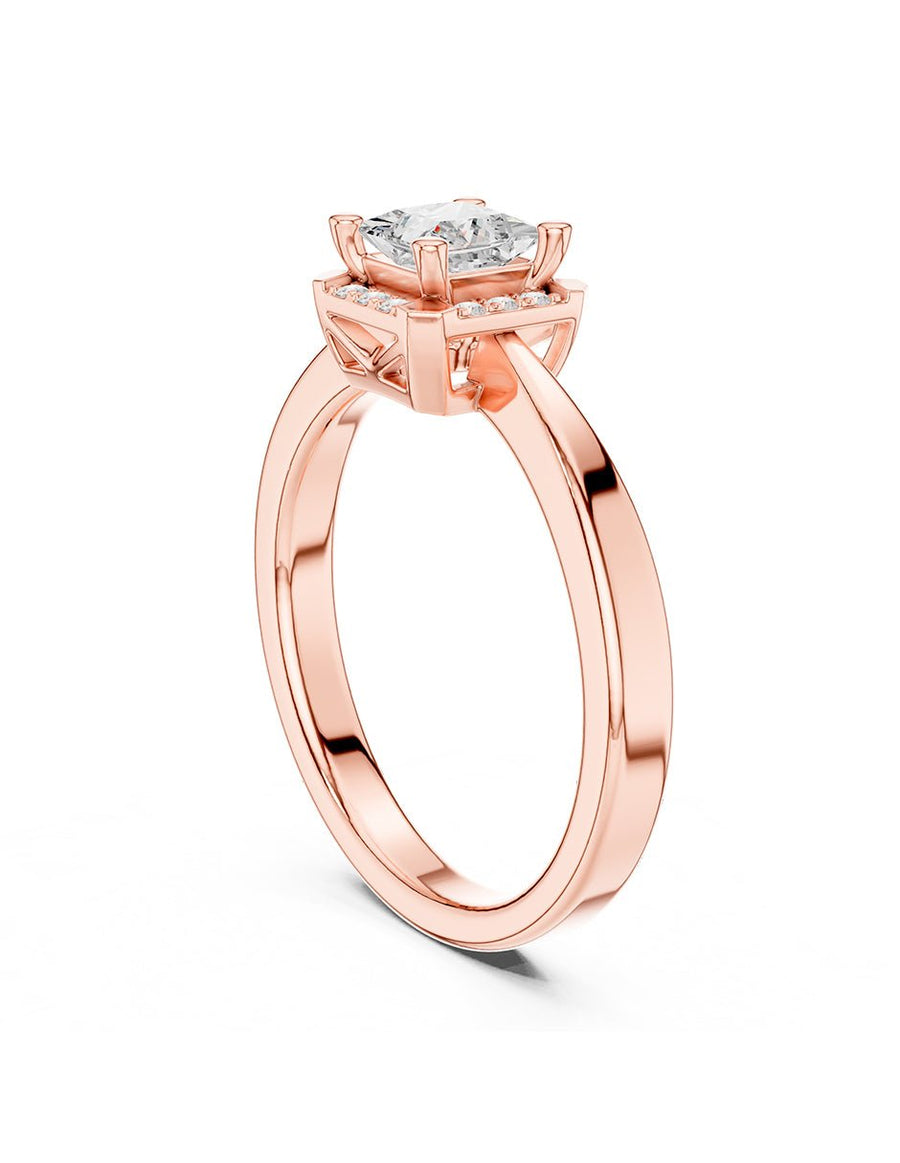 Anillo de compromiso - halo - AMORE423-PR-LG