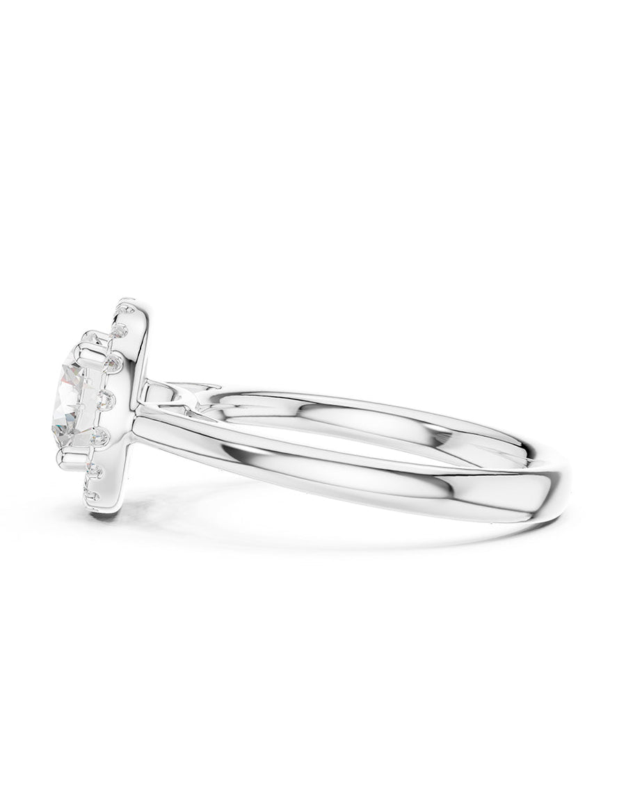 Anillo de compromiso - halo - AMORE427-RD-LG
