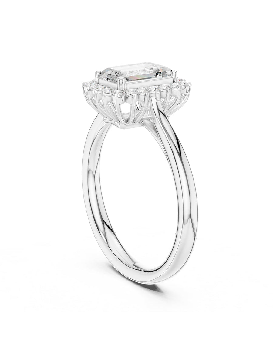 Anillo de compromiso - halo - AMORE438-EM-LG