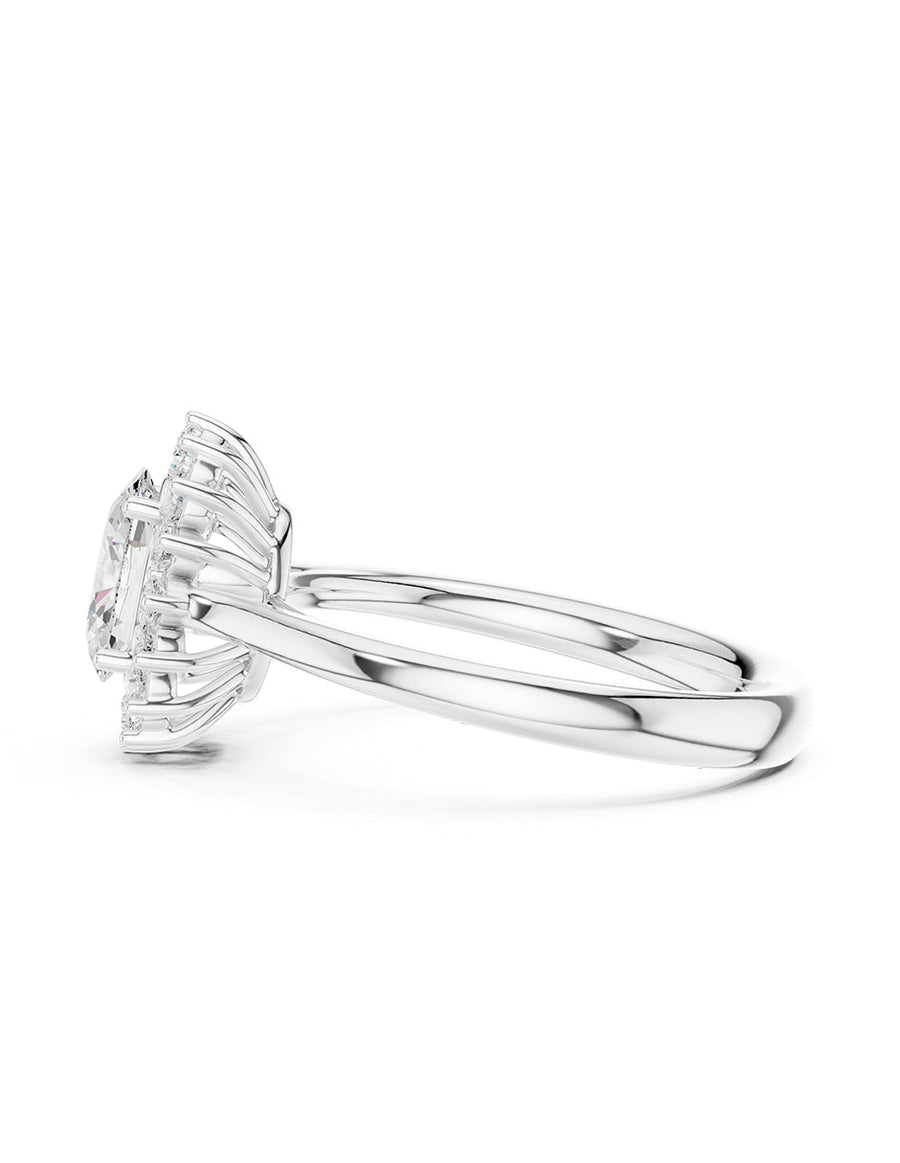 Anillo de compromiso - halo - AMORE438-OV-LG