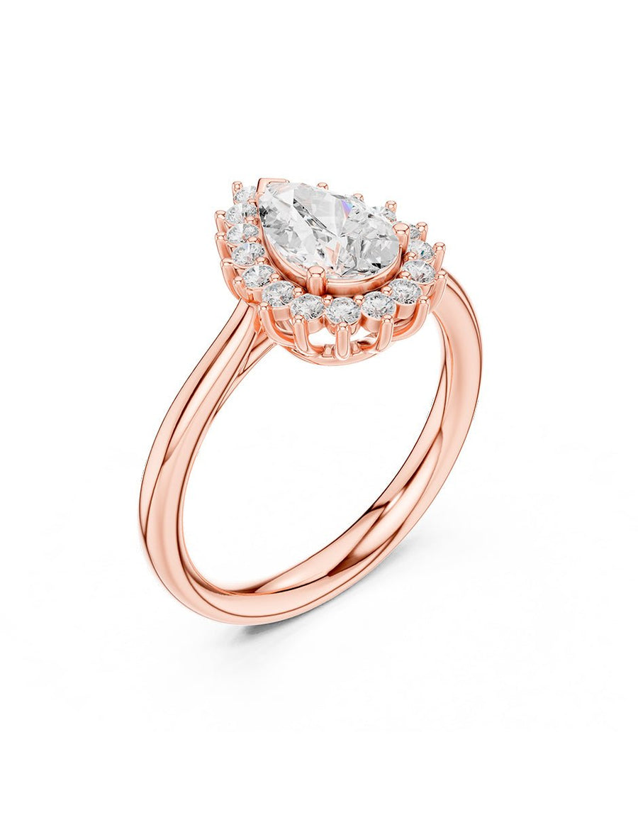 Anillo de compromiso - halo - AMORE438-PE-LG