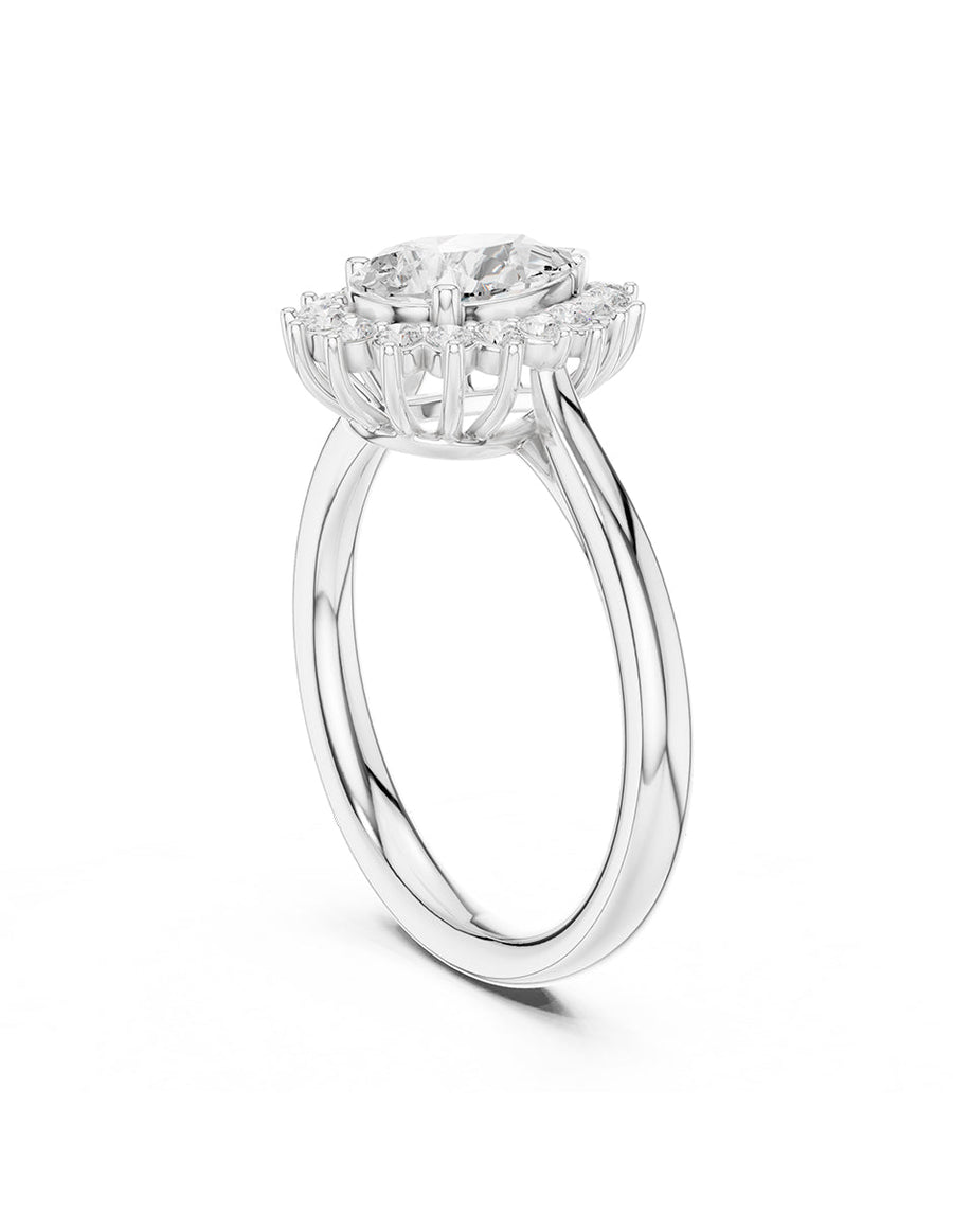 Anillo de compromiso - halo - AMORE438-PE-LG