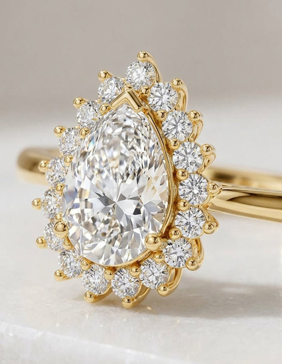 Anillo de compromiso - halo - AMORE438-PE-LG