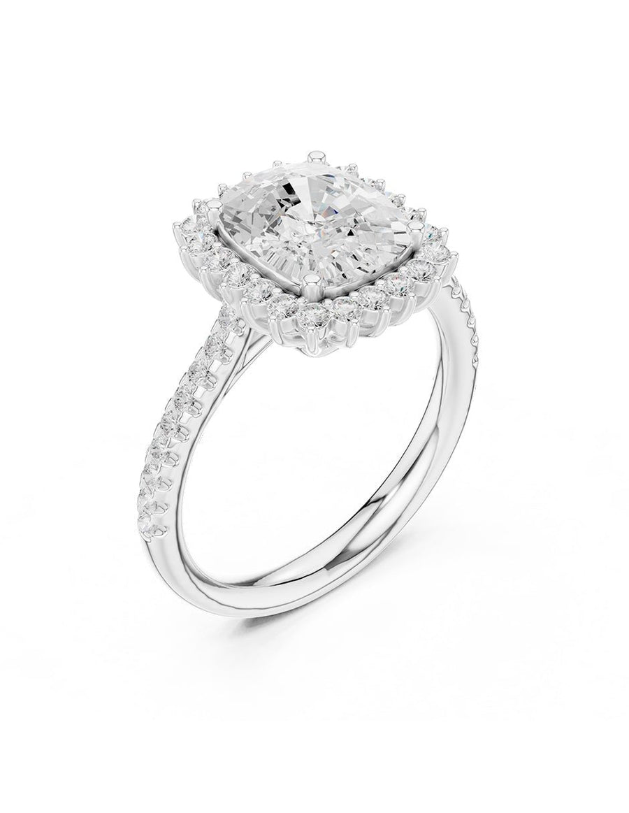 Anillo de compromiso - halo - AMORE439-CU-LG