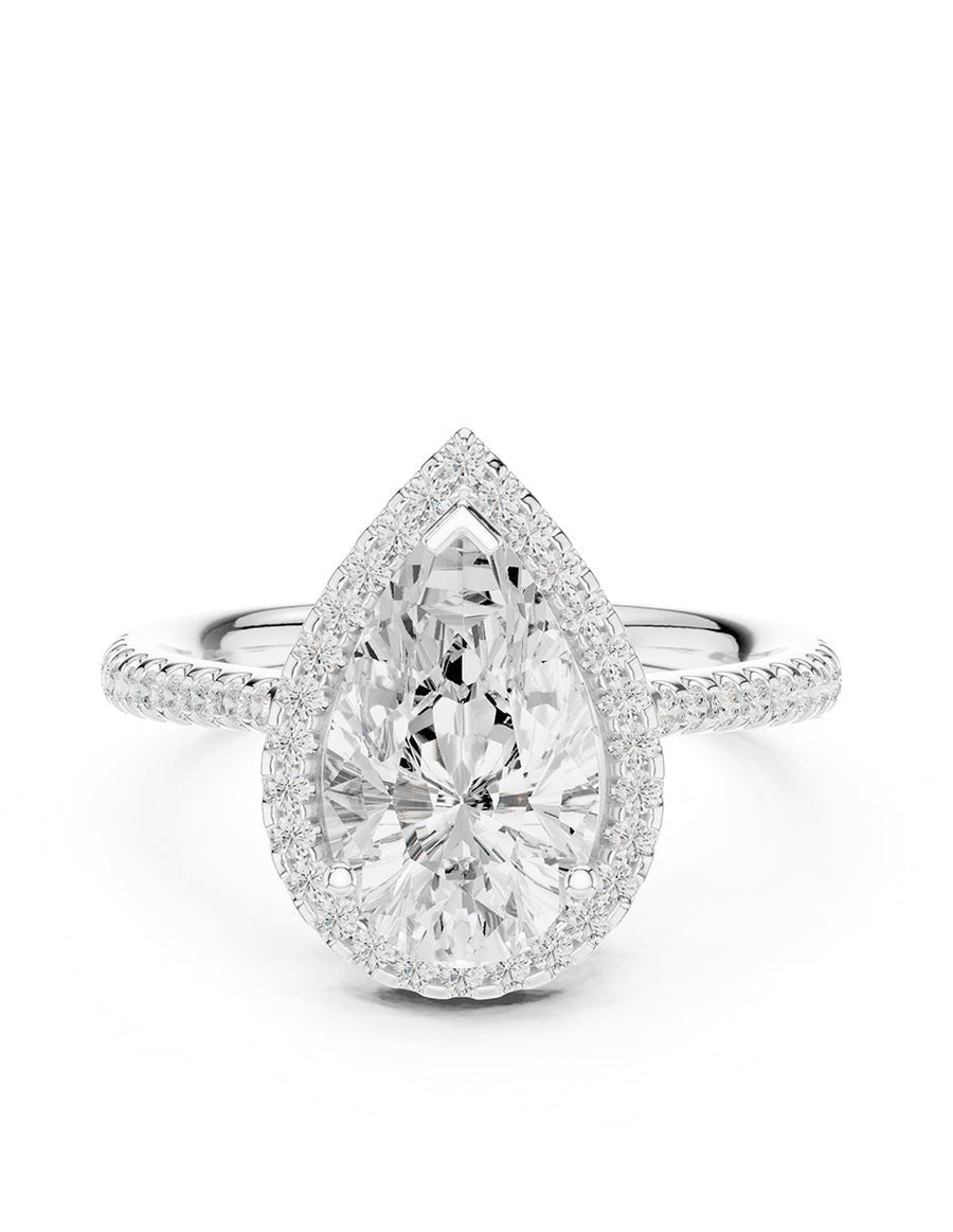 Anillo de compromiso - halo - AMORE440-PE-LG