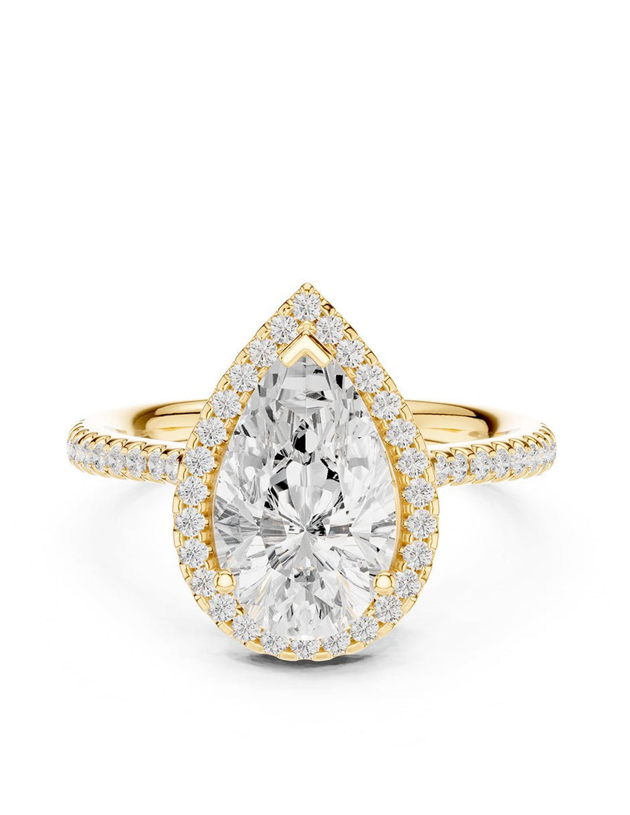 Anillo de compromiso - halo - AMORE440-PE-LG