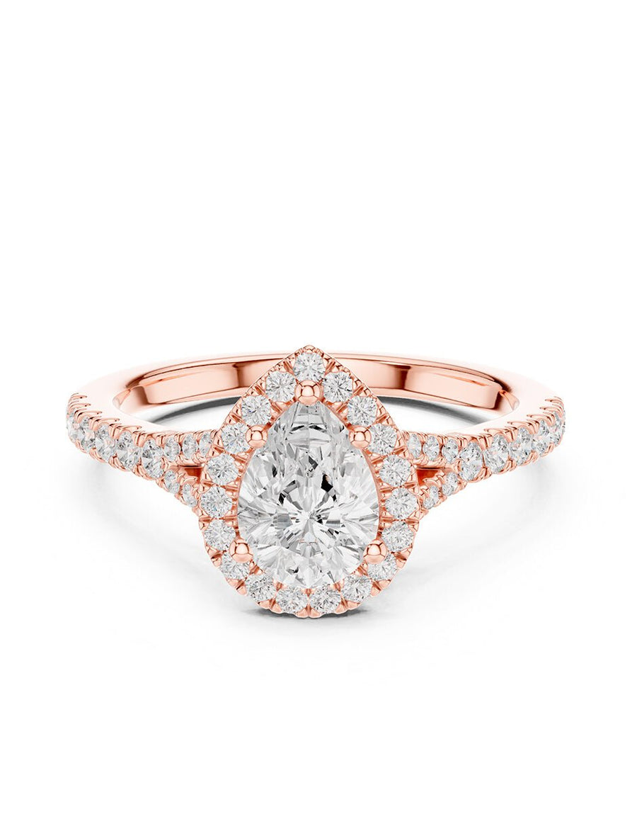Anillo de compromiso - halo - AMORE444-PE-LG
