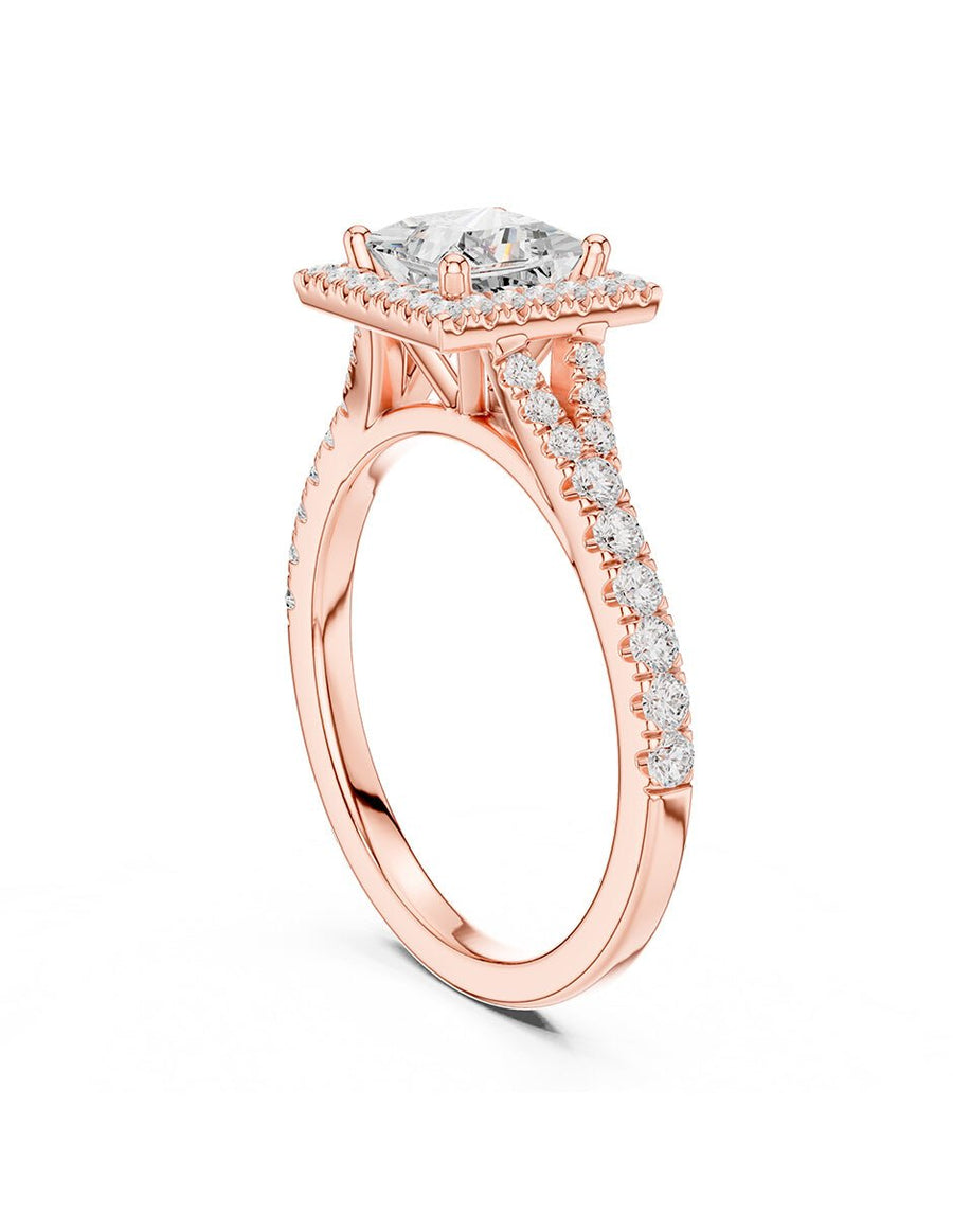 Anillo de compromiso - halo - AMORE444-PR-LG