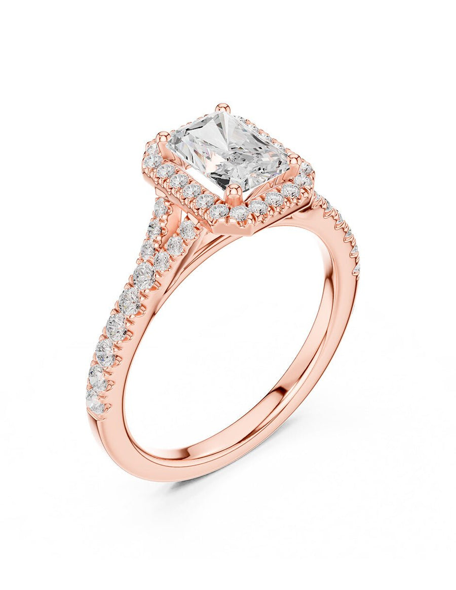 Anillo de compromiso - halo - AMORE444-RA-LG