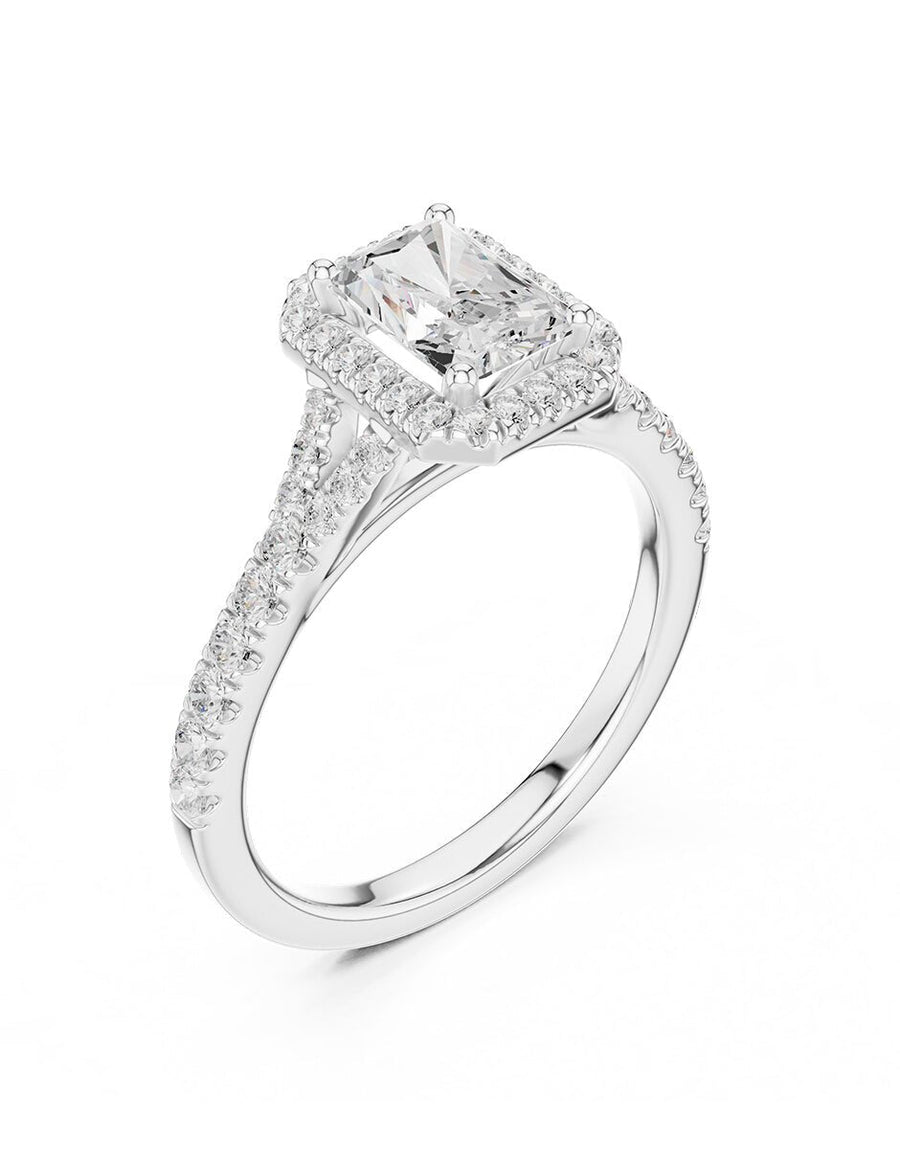 Anillo de compromiso - halo - AMORE444-RA-LG