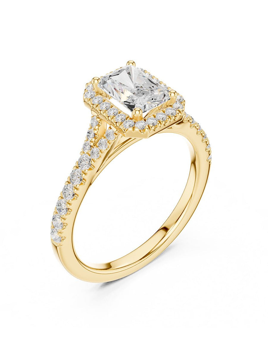 Anillo de compromiso - halo - AMORE444-RA-LG