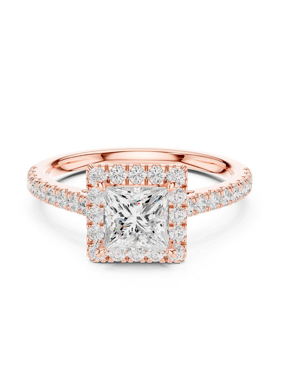 Anillo de compromiso - halo - AMORE445-PR-LG