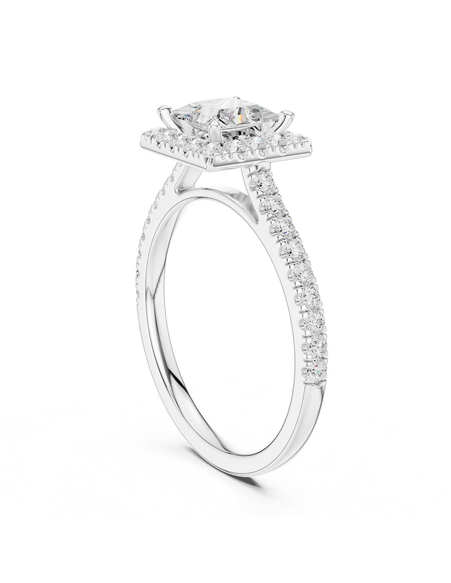 Anillo de compromiso - halo - AMORE445-PR-LG
