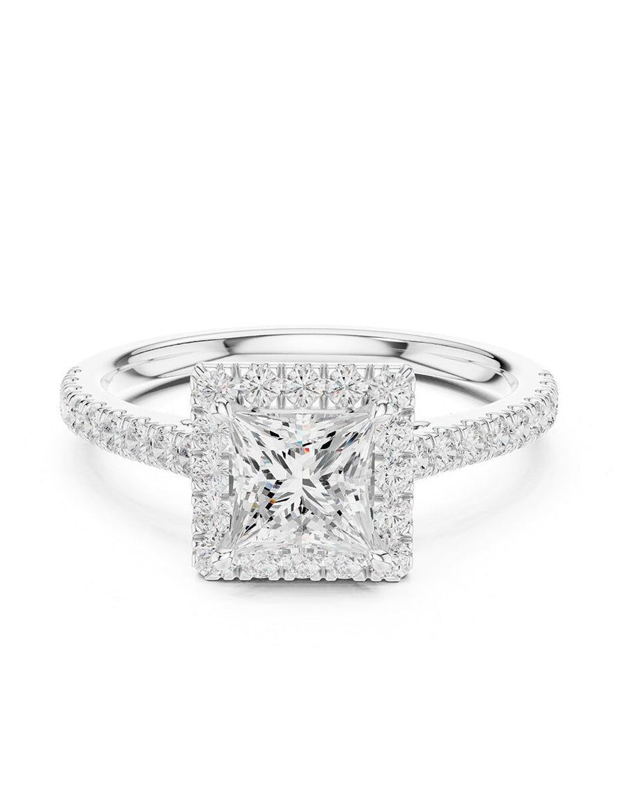 Anillo de compromiso - halo - AMORE445-PR-LG