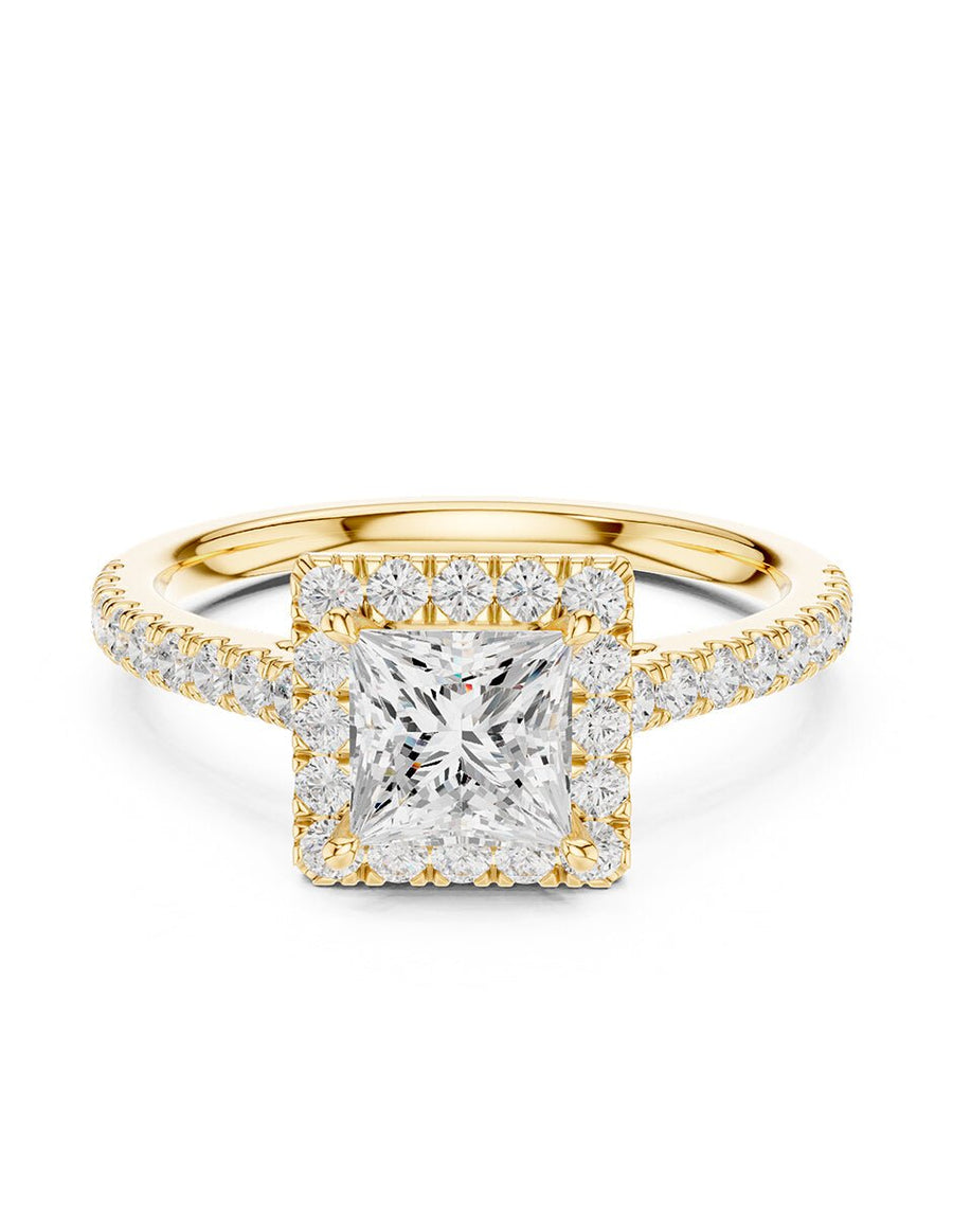 Anillo de compromiso - halo - AMORE445-PR-LG