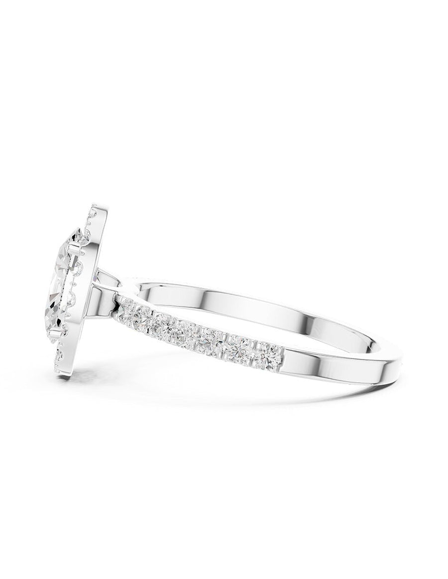 Anillo de compromiso - halo - AMORE446-OV-LG