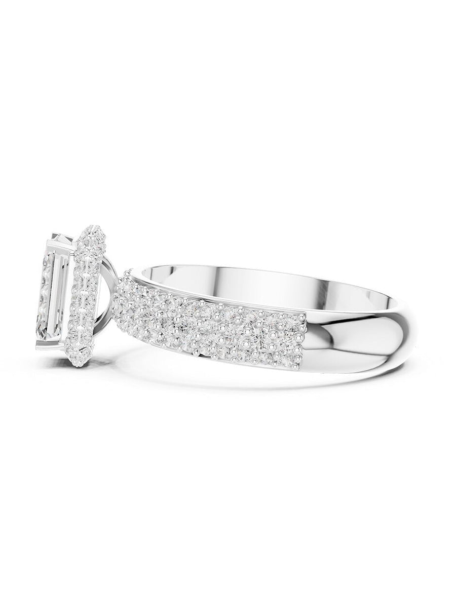 Anillo de compromiso - halo - AMORE447-EM-LG