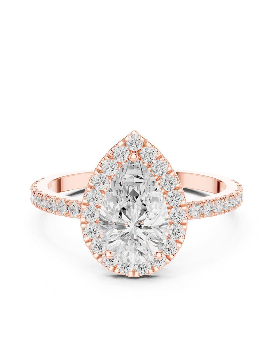 Anillo de compromiso - halo - AMORE448-PE-LG